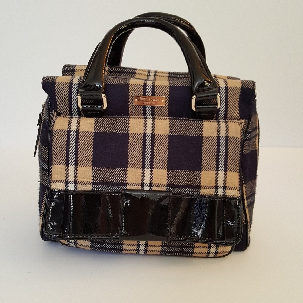 Kate Spade Wool Plaid Handbag